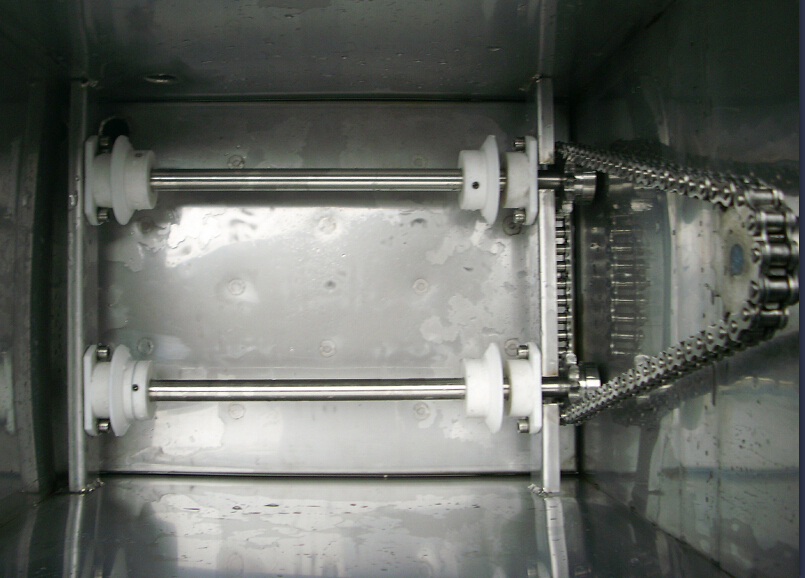 非标准单槽旋转超声波清洗机旋转系统内部结构