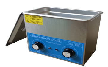 实验室小型超声波清洗机正面带加热定时功能