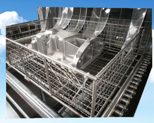 压铸铝制品高压喷淋清洗机设备料台