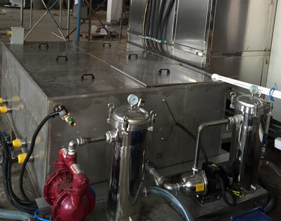 全自动50公斤-200KG高压喷淋清洗设备过滤系统及排液隔膜泵